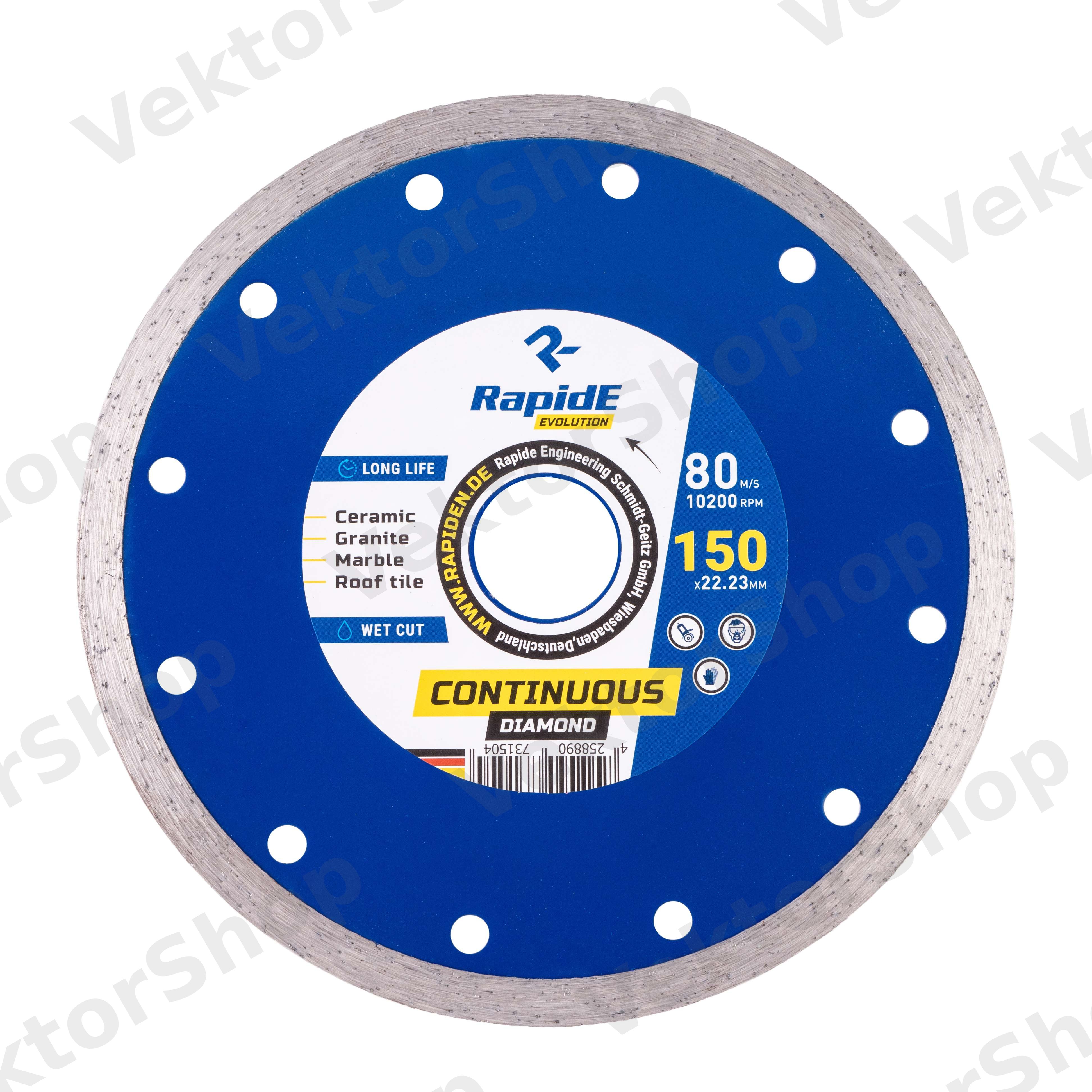 Алмазний диск Rapide CONTINUOUS 125*22.2