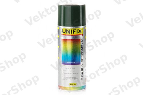 Эмаль акриловая универсальная RAL 6003 Хаки мат. 400мл UNIFIX — фото 2