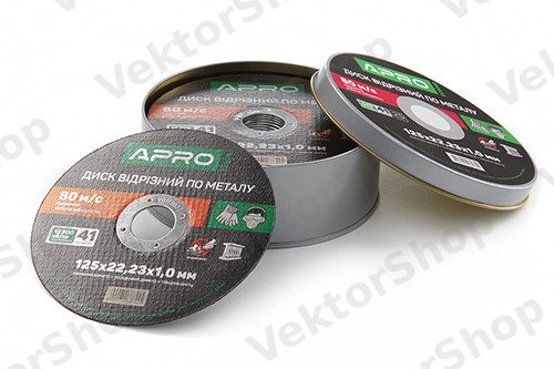Диск отрезной по металлу в кейсе 125х1.0х22.2 мм (25 шт в кейсе) — фото 2