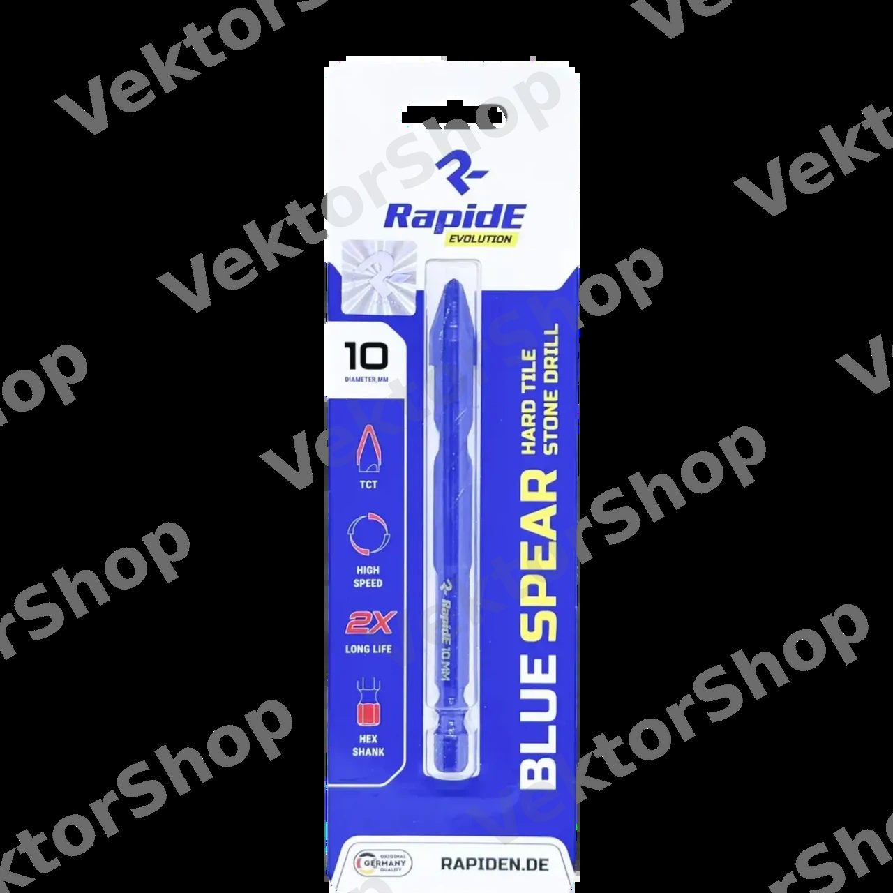 Свердло RapidE BLUE SPEAR 10mm для екстра твердого керамограніту та мармуру — фото 2