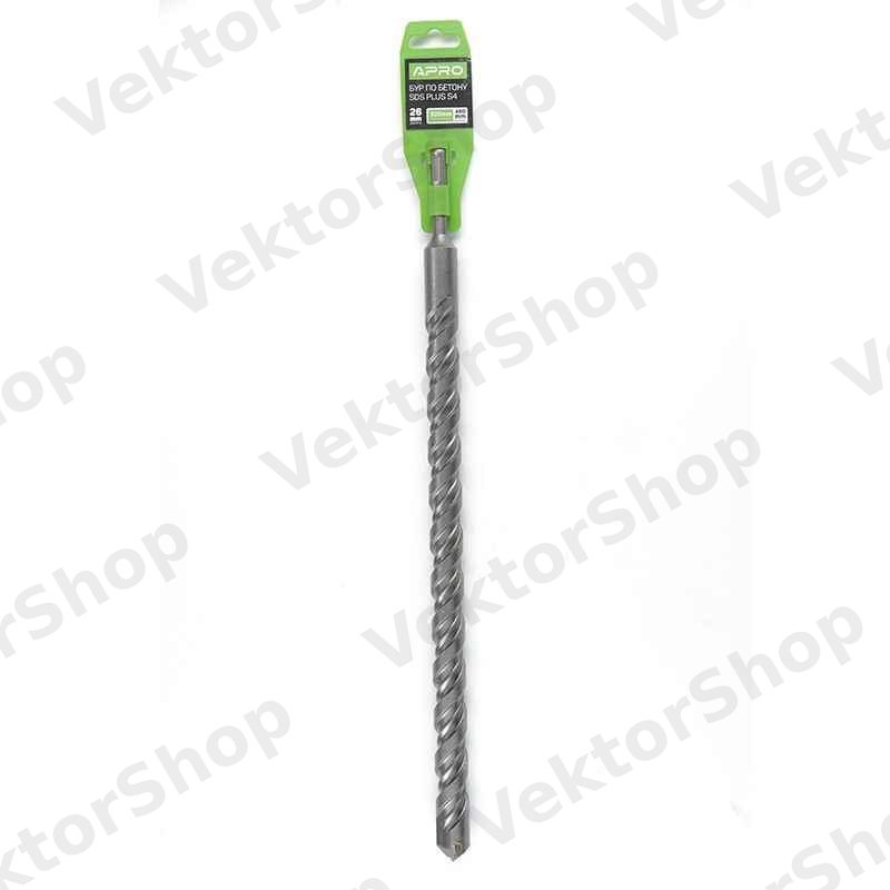 Бур по бетону SDS PLUS S4 26x460мм APRO — фото 6