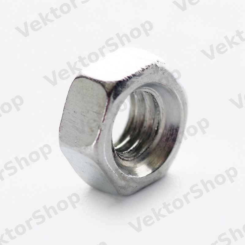 Гайка шестигранная м²0 DIN 934 кл. пр. 6 цинк белый (пач 5шт) APRO — фото 6