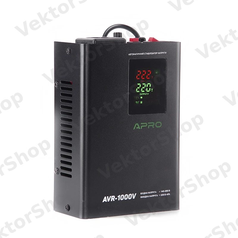 Стабилизатор напряжения релейный AVR-1000V (подвесной) APRO — фото 6