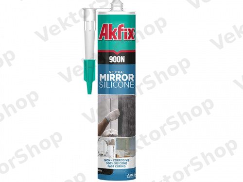 Силикон нейтральный для зеркал Akfix 900N 280мл/340гр (24 шт) — фото 2