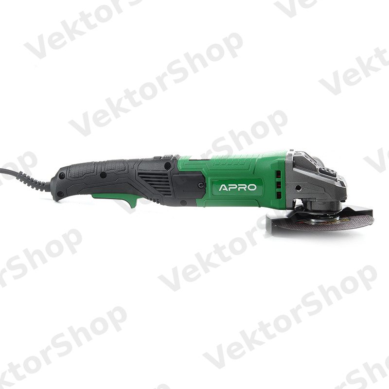 Кутошліфувальна машина (болгарка) Ø125 AG-125/1400 VCQ APRO — фото 3