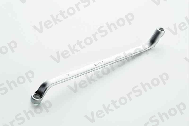 Ключ накидной двусторонний CrV 6x7мм СИЛА — фото 2
