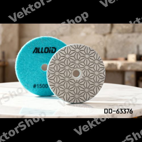 Круг алмазный шлифовальный на липучке STAR 100 мм, зерно 1500 Alloid Pro — фото 3