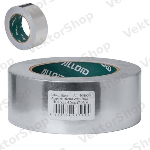 Alloid Base. Скотч алюминиевый 46мм х 50м, 40мкм
