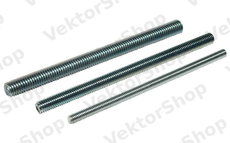 Шпилька різьбова М12×1000 VEKTOR усічена — фото 3