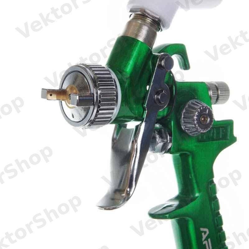 Краскораспилитель HVLP-Mini Ø0,8мм в/б пласт. 100мл APRO — фото 5