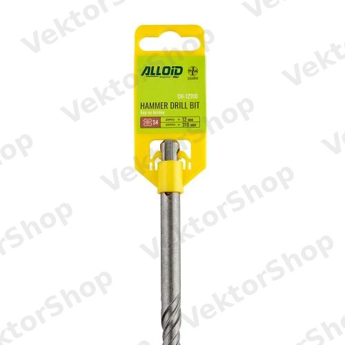 Бур по бетону SDS-plus S4 QUADRO 12x310мм Alloid — фото 4