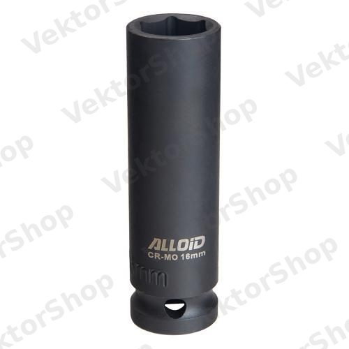 Торцевая головка ударная высокая 1/2", 16 мм. Alloid — фото 2