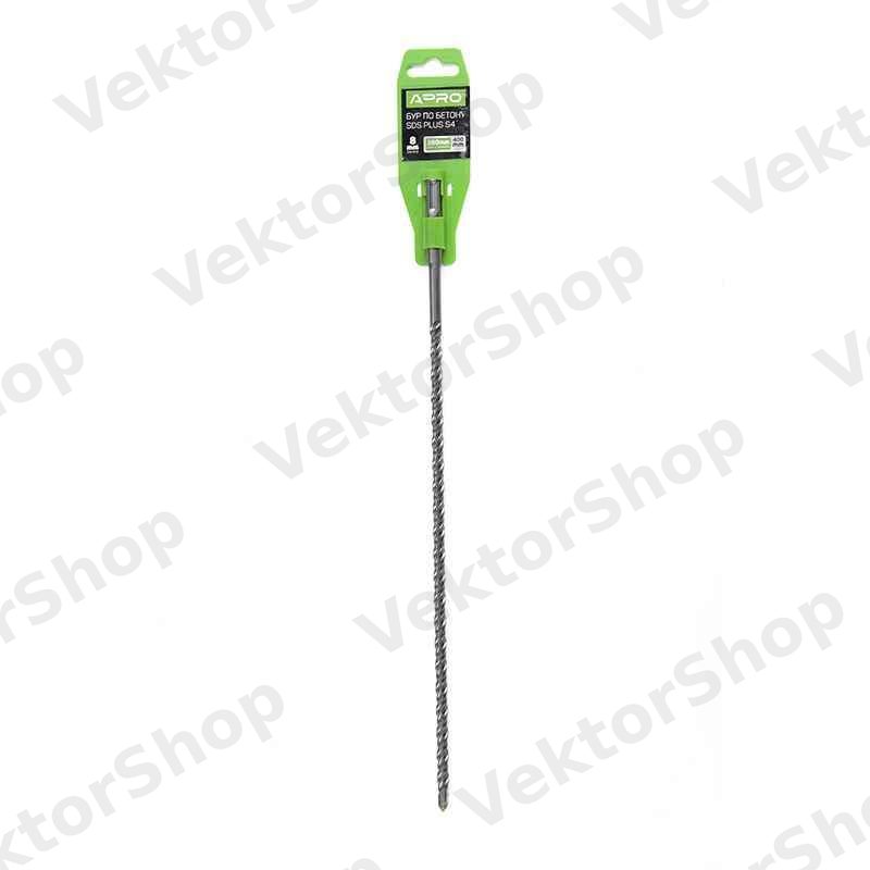 Бур із бетону SDS PLUS S4 8x400мм APRO — фото 6