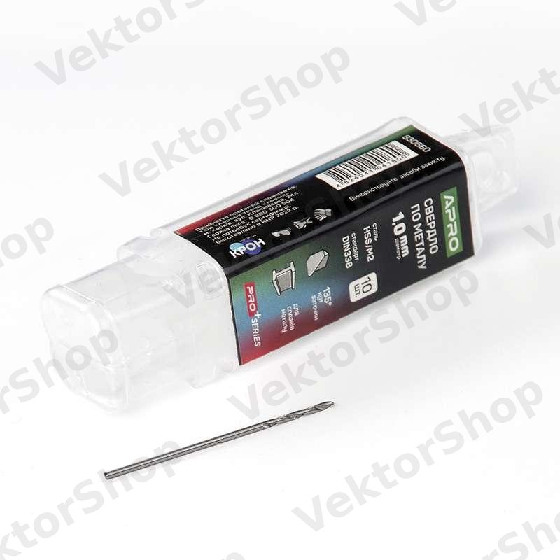 Сверло по металлу HSS/M2 (6542) Ø1,0мм (тубус, кратно 10шт) PRO APRO — фото 5