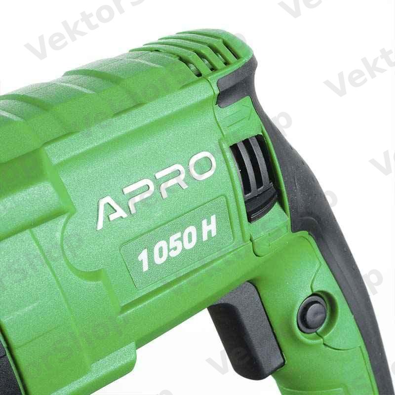 Перфоратор прямой APRO 3,5 Дж, 1050В, SDS+, 1050H, кейс — фото 3