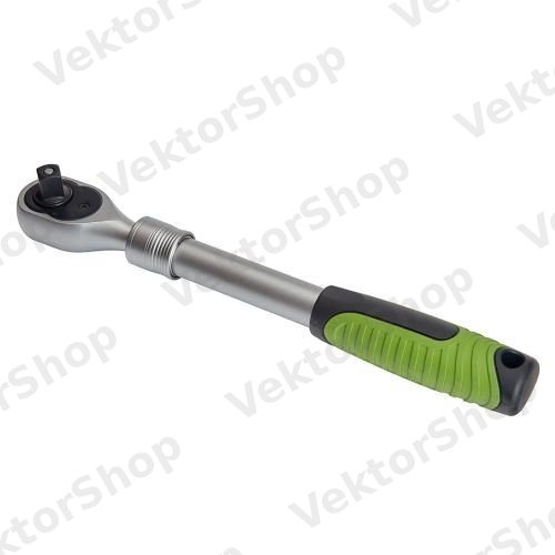 Тріскачка телескоп 1/2" 305-443 мм. 72 зубці. Alloid — фото 4