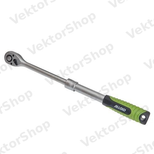 Тріскачка телескоп 1/2" 305-443 мм. 72 зубці. Alloid — фото 2