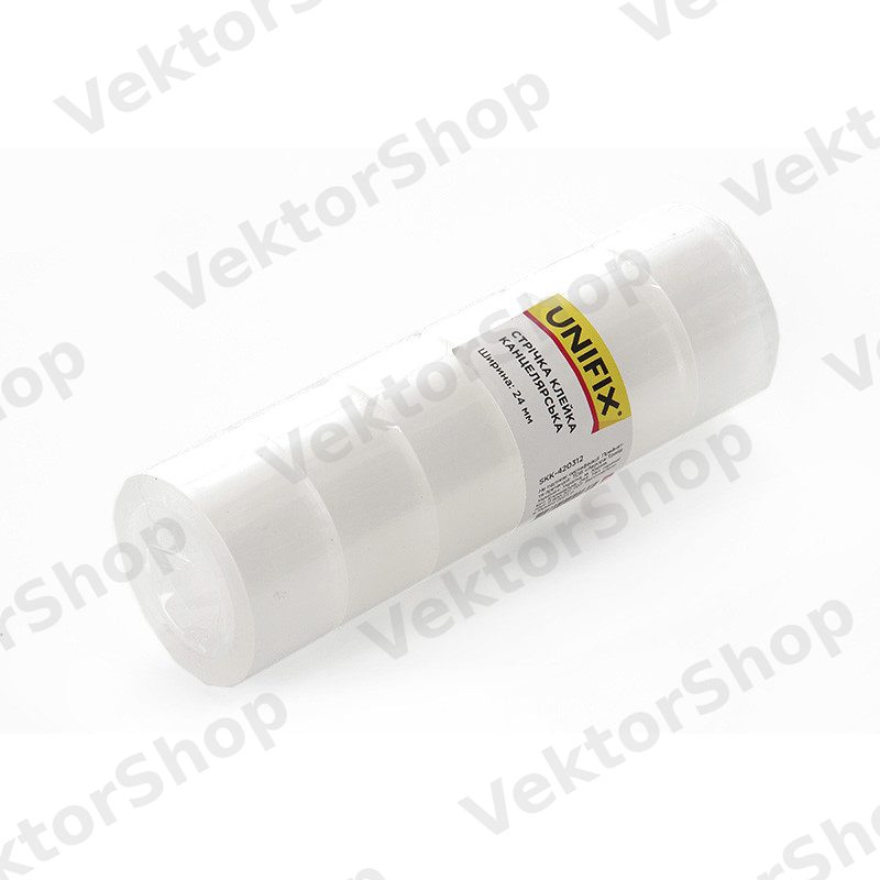 Лента клейкая канцелярская 20 SKK-420312-20 (6шт) UNIFIX — фото 1