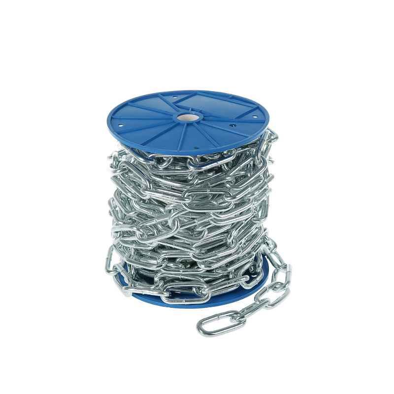 Цепь длиннозвенная оцинкованная 4мм DIN 5685C ( бухта кратно 40м) APRO