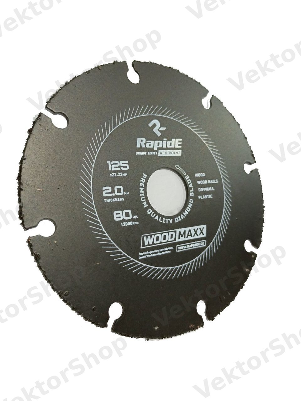 Алмазный диск по дереву WOODMAXX 125x22.2