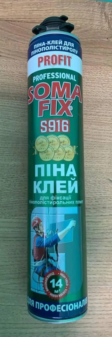Монтажная пена-клей профессиональная SOMA FIX S916 750 мл — фото 5