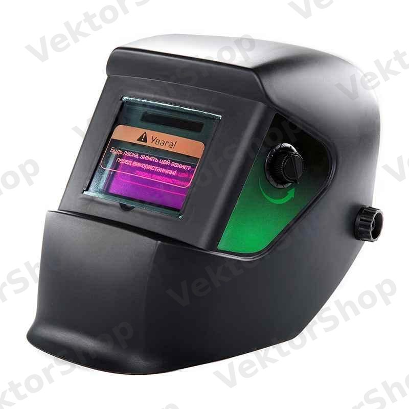 Маска сварщика автоматическая APRO MZ-2000, хамелеон, DIN 4/9-13, 110×90 мм светофильтр, 90×35 мм окно — фото 2