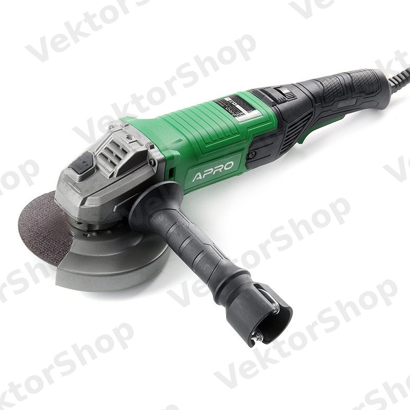 Кутошліфувальна машина (болгарка) Ø125 AG-125/1400 VCQ APRO — фото 1