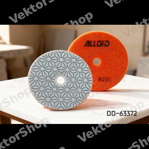 Круг алмазный шлифовальный на липучке STAR 100 мм, зерно 200 Alloid Pro — фото 3