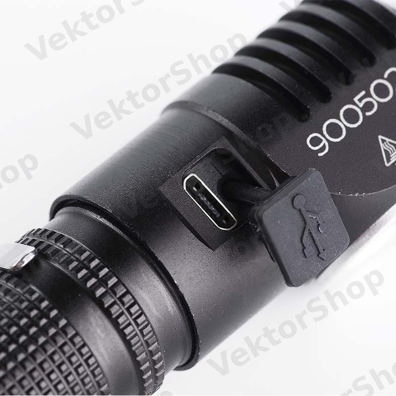 Фонарь ручной/налобный Ом (аккумулятор Li-ion 18650 3,7V 2200mAh) СИЛА — фото 6