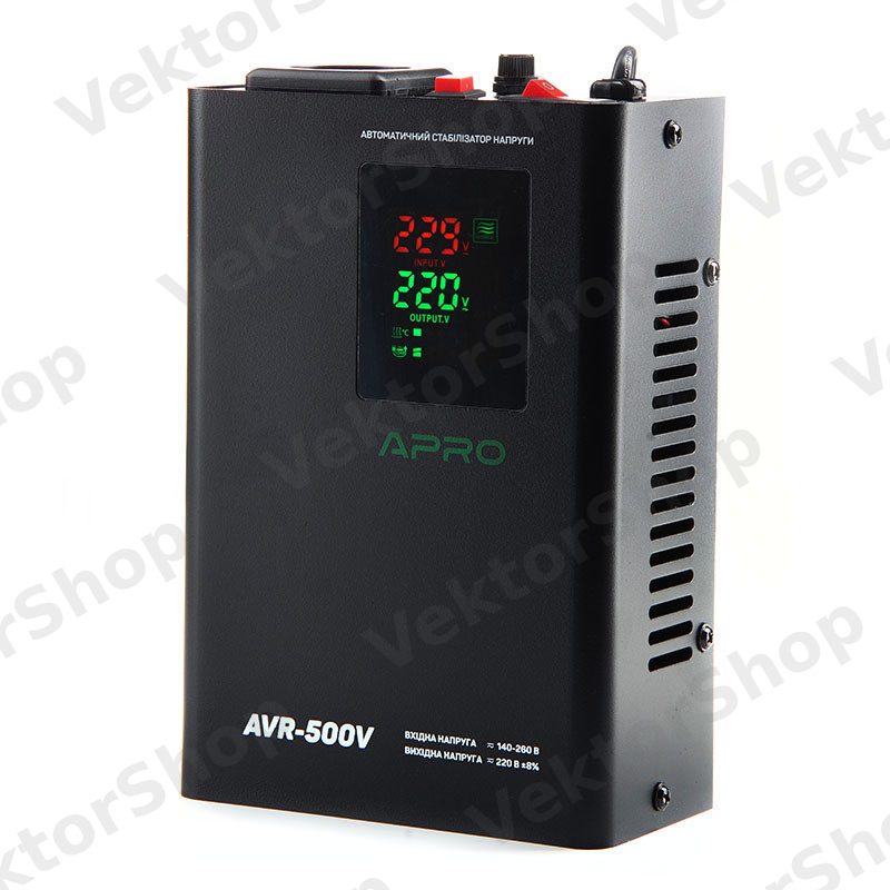Стабілізатор напруги релейний AVR- 500V 400 Вт підвісний — фото 3