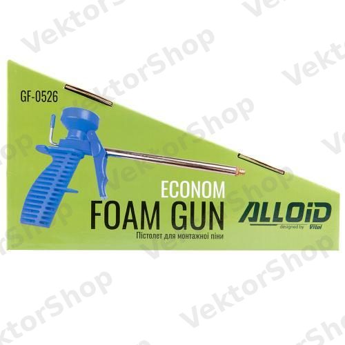 Пистолет для монтажной пены GF-0526 пластиковый Alloid — фото 4