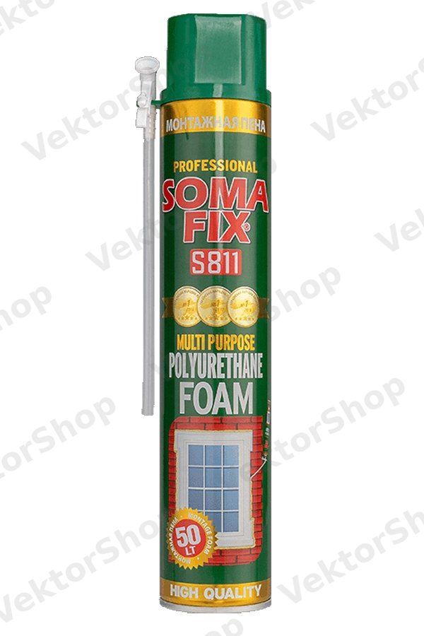 Піна монтажна Soma Fix ручна всесезонна 750 мл — фото 2