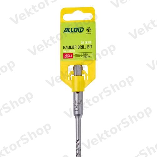 Бур для бетону SDS-plus S4 QUADRO 6x260 мм Alloid — фото 4