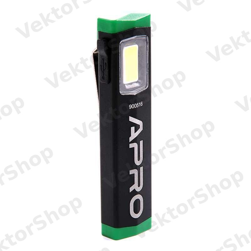 LED ліхтар інспекційний акумулятор Li-ion 3.7V 600мАг 300Лм APRO — фото 7
