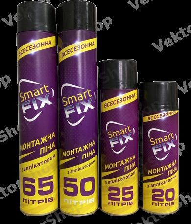 Монтажная пена с аппликатором Smartfix 20L