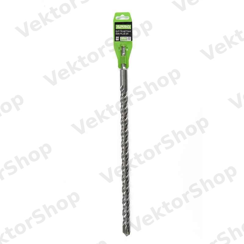 Бур із бетону SDS PLUS S4 25x460мм APRO — фото 5