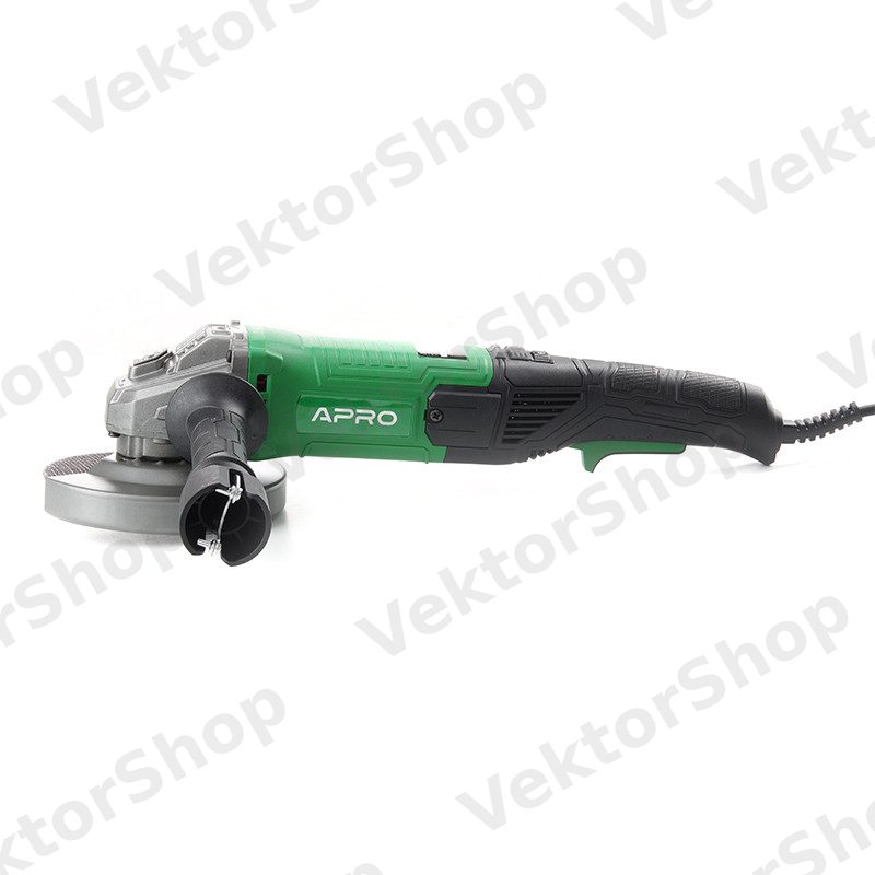 Кутошліфувальна машина (болгарка) Ø125 AG-125/1400 VCQ APRO — фото 7