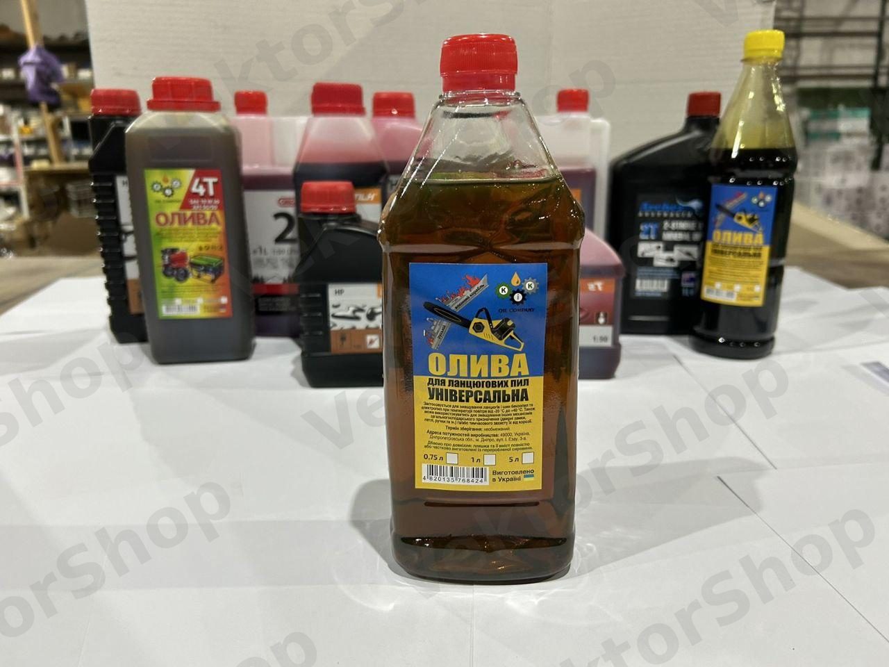 Масло для цепей 0.75л (Светлое плоская бутылка ) 30шт. — фото 2
