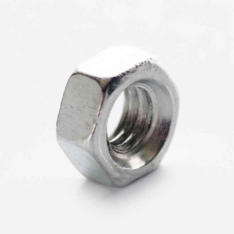Гайка шестигранная М4 DIN 934 кл. пр. 6 цинк белый (пач 400шт) APRO