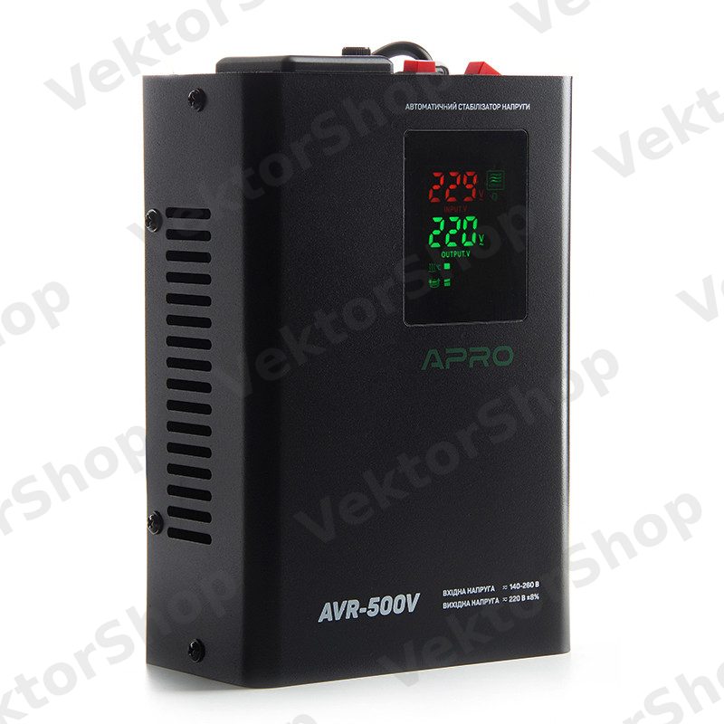 Стабілізатор напруги релейний AVR- 500V 400 Вт підвісний — фото 6
