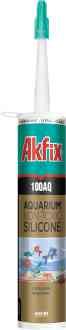 Силикон аквариумный 100AQ 280мл / 340гр прозрачный Akfix