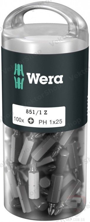 Биты Vera PH1 25 мм. — фото 1