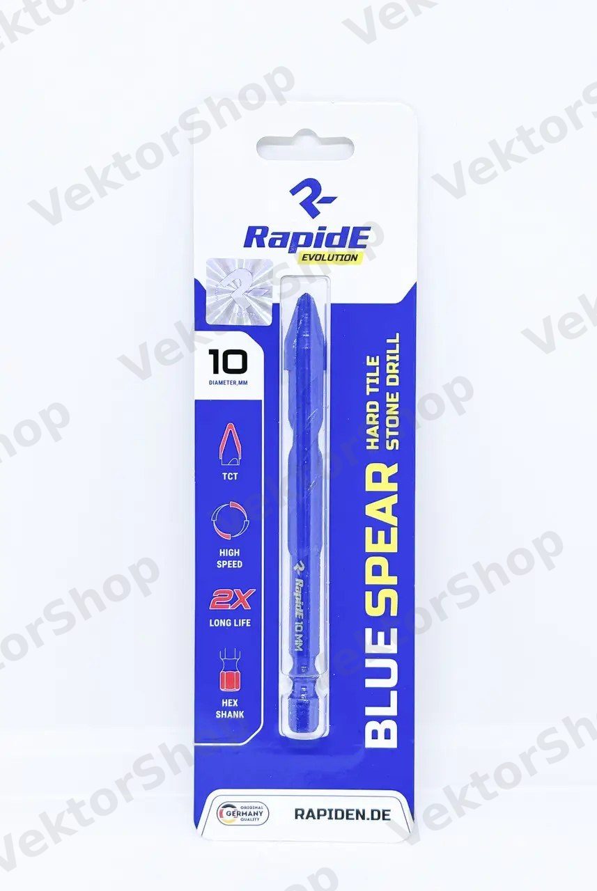 Сверло RapidE BLUE SPEAR 12mm для экстра твердого керамогранита и мрамора — фото 2