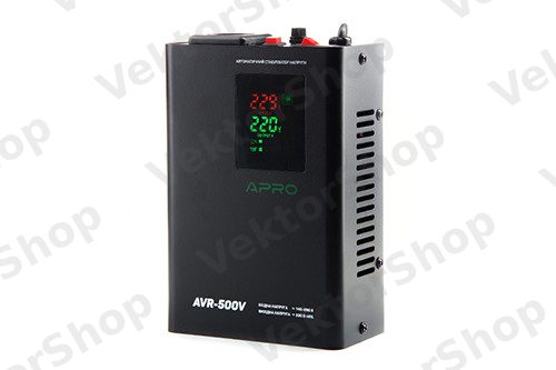 Стабілізатор напруги релейний AVR- 500V 400 Вт підвісний — фото 2